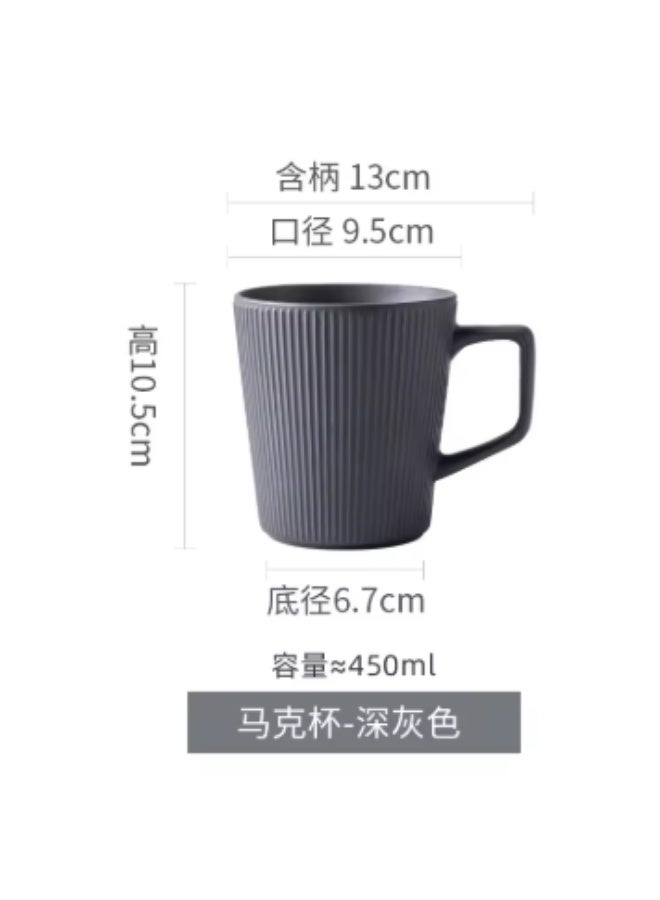 Lotus Porcelain coffee mug - Grey  - Image 2