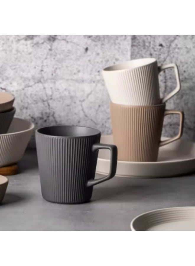Lotus Porcelain coffee mug - Grey  - Image 3