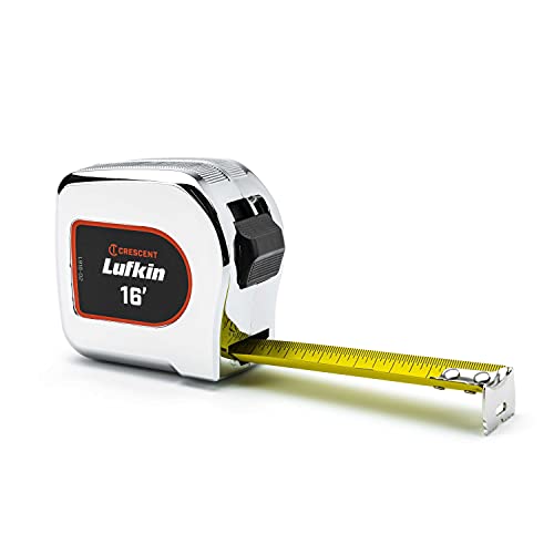 Lufkin Lufkin Crescent  1" x 16' Chrome Case Yellow Clad Tape Measure - L916-02  - Image 2