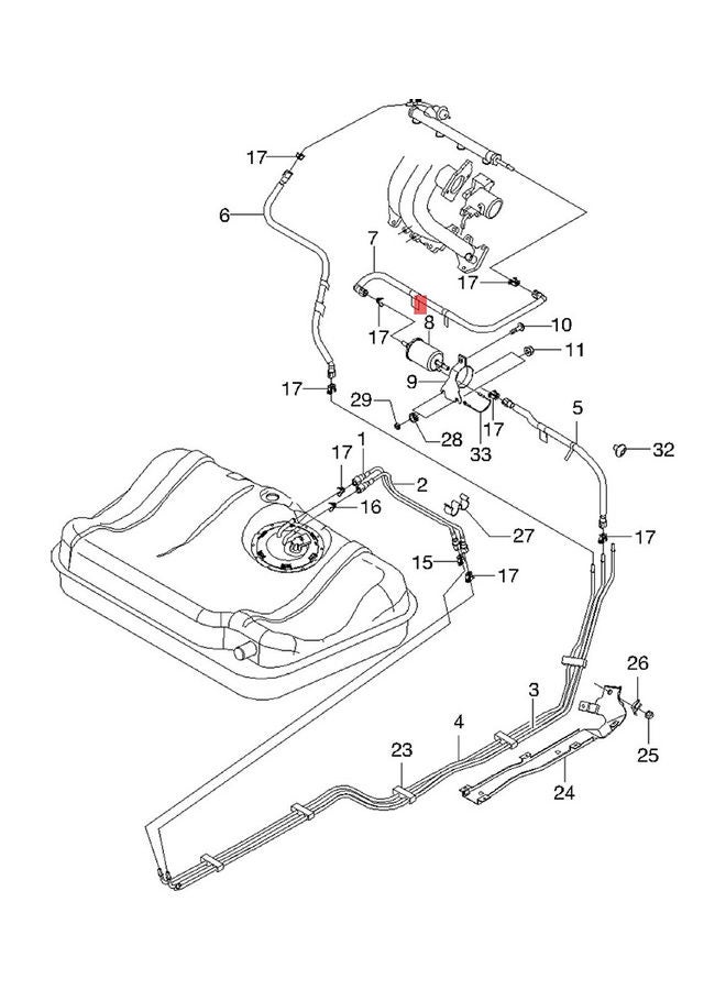 Loquat Replacement Fuel Filter For Buick Excelle Chevrolet Epica/Aveo/Lova - Image 5