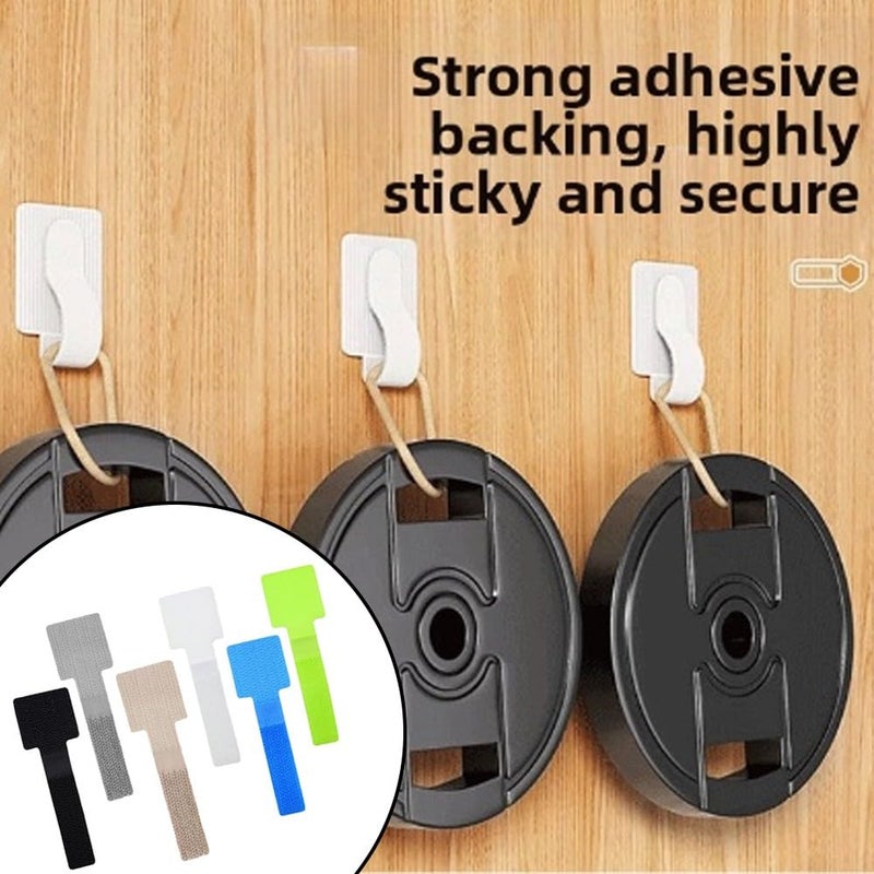 Self Adhesive Cable Holder Clips 10 Pack Grey For Wire Management Office Home Kitchen - Image 3