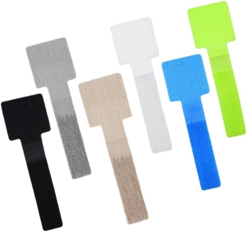 Self Adhesive Cable Holder Clips 10 Pack Grey For Wire Management Office Home Kitchen - Image 1