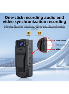 Generic Card Camera HD Live Recorder Motion Camera Outdoor Back Clip Camera 1080p-Body Color:MD33 No Memory Card  - Image 5