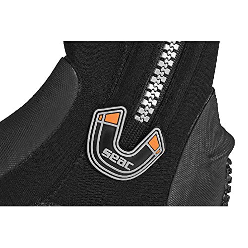 SEAC Basic HD, 5 mm neoprene diving boots with side zip and semi-rigid sole - Image 4