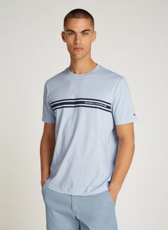 TOMMY HILFIGER Central Chest Striped Crew Neck T-Shirt  - Image 1