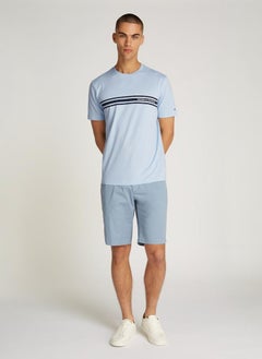 TOMMY HILFIGER Central Chest Striped Crew Neck T-Shirt  - Image 4