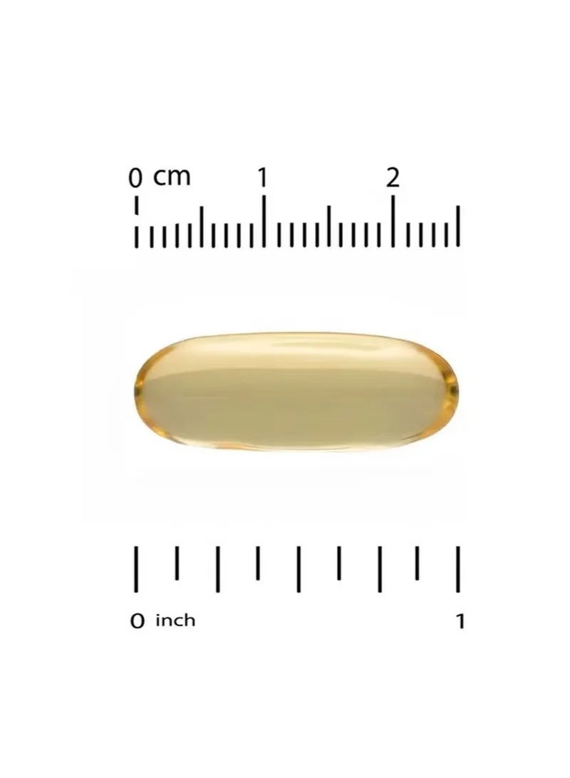 Omega Premium Omega-3 Fish Oil Concentrated Formula with EPA and DHA for Optimal Lipid Profile and Immune Support - Gluten-Free, 100 Fish Gelatin Softgels  - Image 2