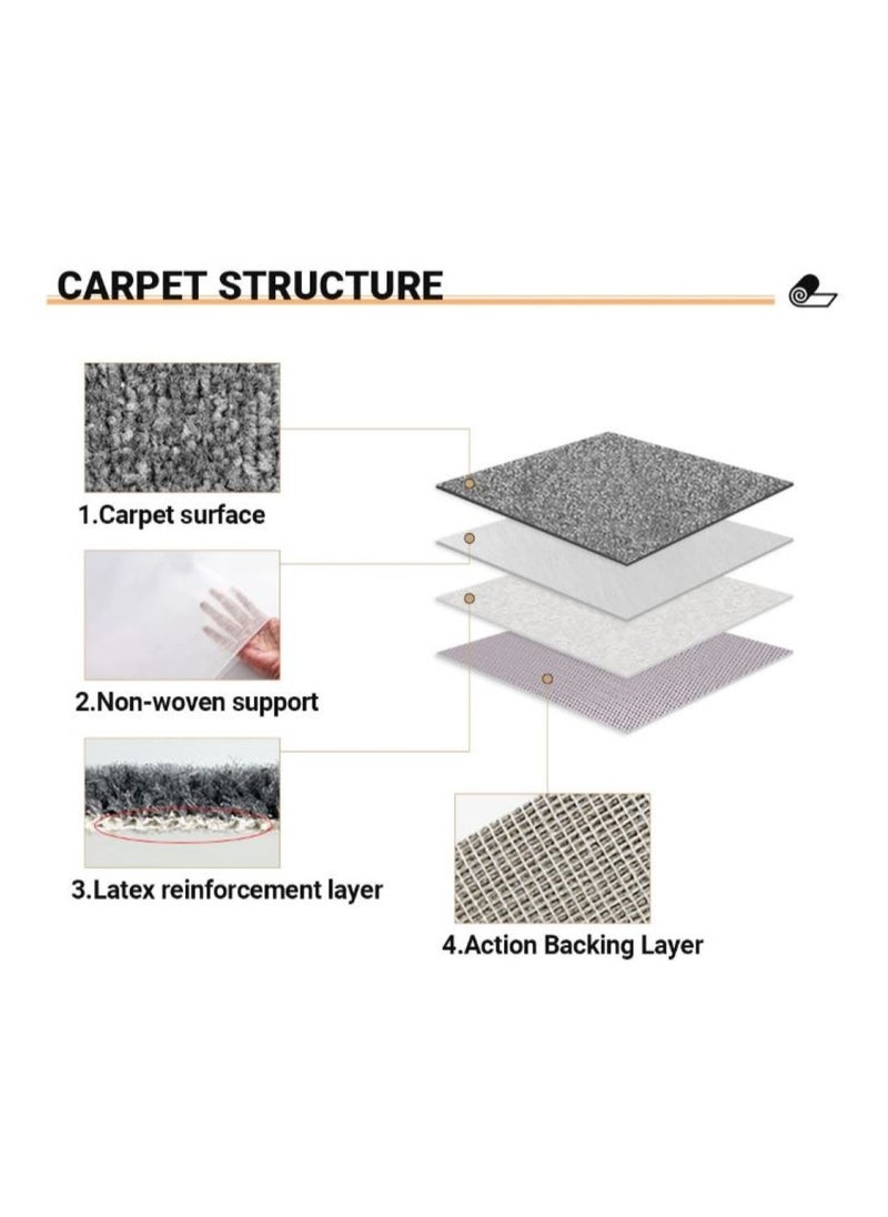 AL WADI FURNITURE AWF Al Wadi Furniture Loop Pile Carpet Dark Red  - Image 3
