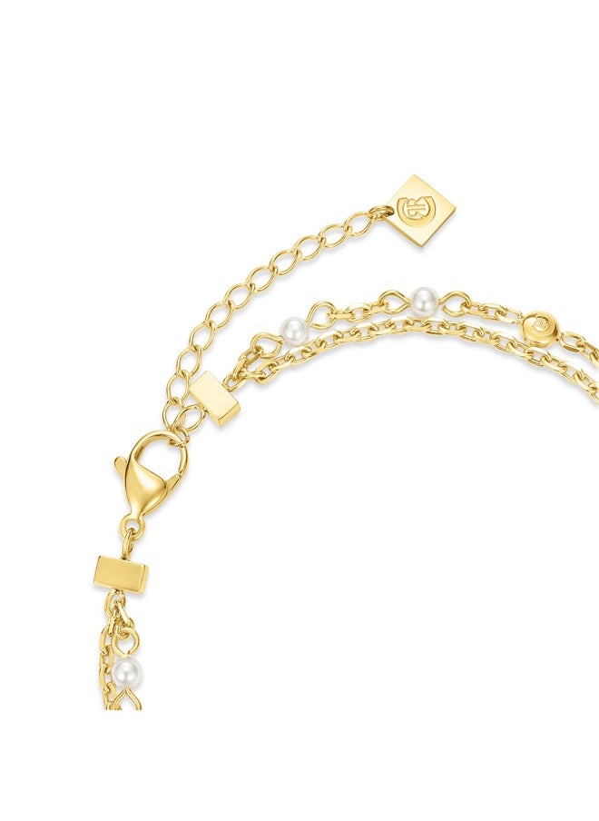 CERRUTI 1881 Elettra Layered Gold Plated Crystals Bracelet for Women  - Image 3