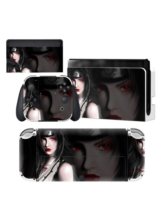 Generic For Nintendo Switch Oled Sticker NS Sticker Switch Pain Sticker Anti-Scratch Resistant Cover Film-Color:0372  - Image 1