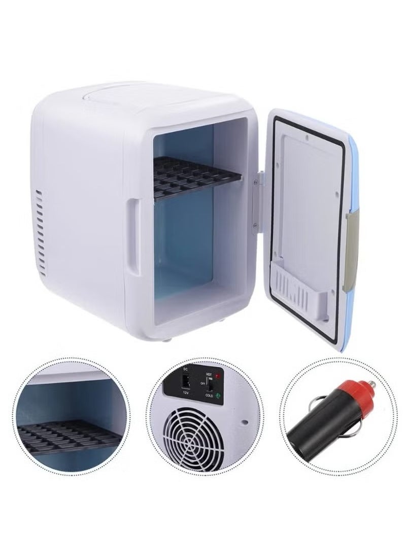 Mini Car Fridge 4L – Heating & Cooling, Travel-Friendly Design