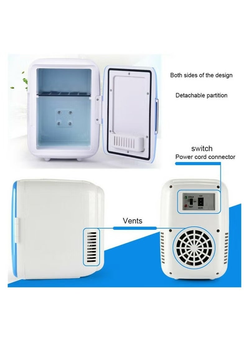 Mini Car Fridge 4L – Heating & Cooling, Travel-Friendly Design