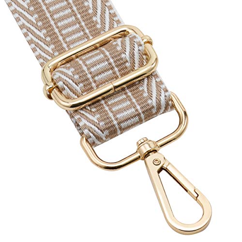 ZOOEASS Wide Shoulder Strap Adjustable Replacement Belt Guitar Style Crossbody Bag Handbag Strap Multicolor Canvas Straps(Wide:1.4in) (Color3) - Image 3