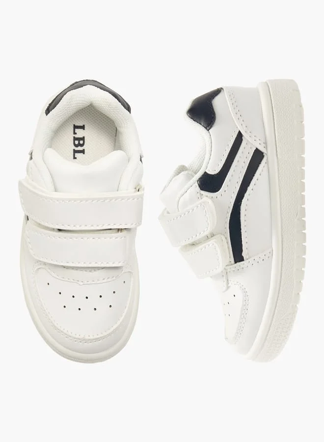 ال بي ال من شو اكسبرس Boys Panelled Sneakers With Hook And Loop Closure