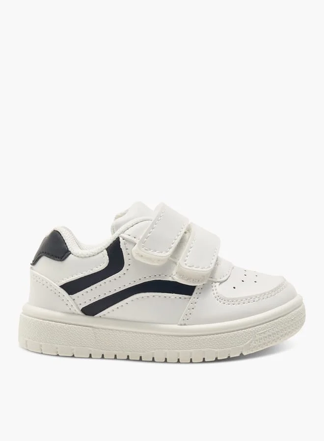 ال بي ال من شو اكسبرس Boys Panelled Sneakers With Hook And Loop Closure