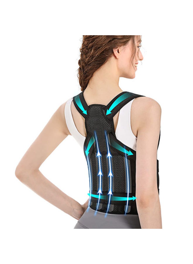 Humpback Correction Belt Invisible Open Shoulder Adult Men's And Women's Correction Posture Belt Sitting Posture Back Invisible Corrector