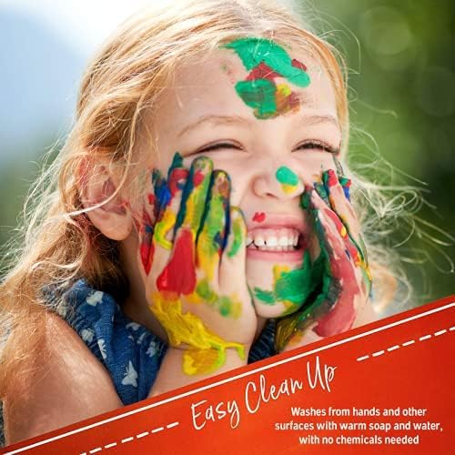 Crafts 4 ALL مجموعة ألوان الأكريليك للحرف 4 للجميع - 12 عبوة من ألوان الطلاء 12 مل للحرف للأخشاب، القماش، الأقمشة والسيراميك مع 3 فرش بأحجام مختلفة - مستلزمات فنية، متعددة - Image 5