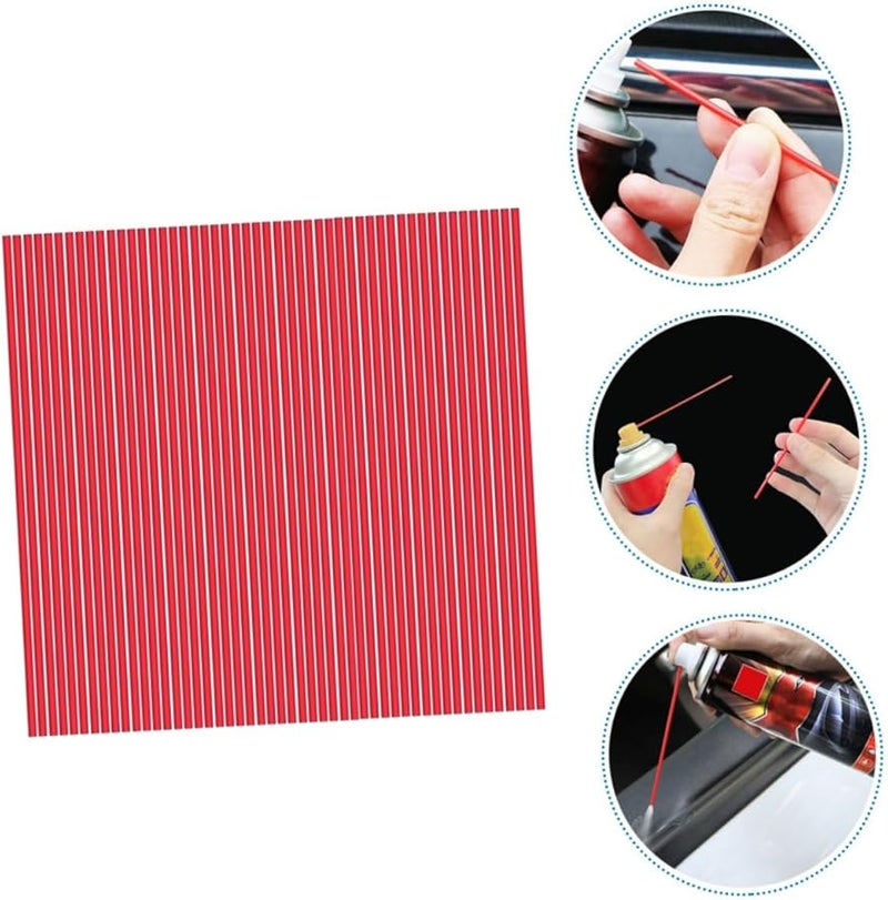 Rust Remover Spray Can Extension Tube Plastic Nozzle Replacement 100pcs - Image 4