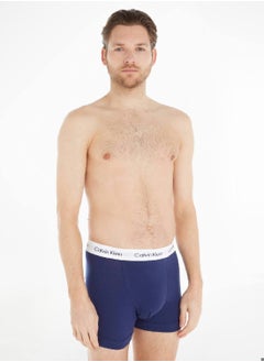 CALVIN KLEIN Men's 3 Pack Trunks - Cotton Stretch, Multicolor  - Image 3