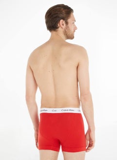 CALVIN KLEIN Men's 3 Pack Trunks - Cotton Stretch, Multicolor  - Image 5