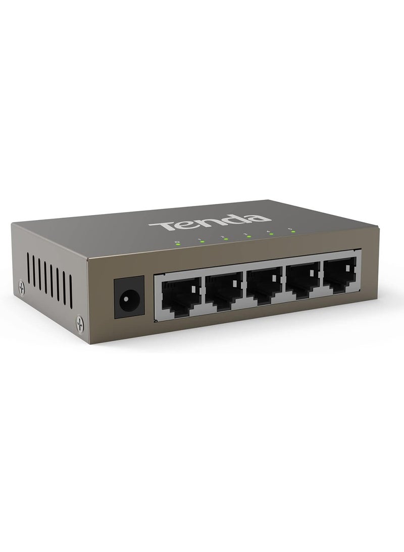 Tenda TEG1005D With 5-Port Gigabit Ethernet Unmanaged Switch Desktop Brown - Image 1