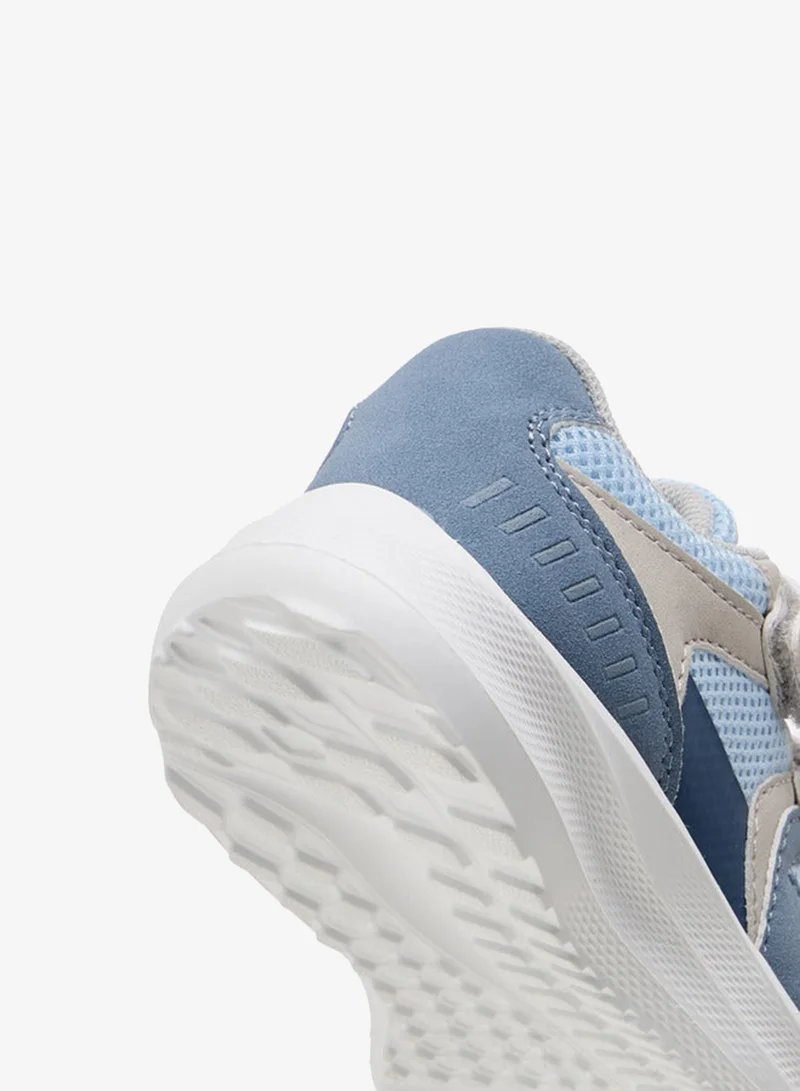 Barefeet Boys Panelled Sneakers with Hook and Loop Closure