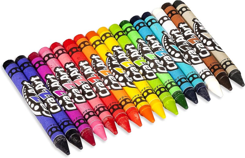 Cra-Z-Art 16 Color Kids Crayons - Non-Toxic and School Quality - Image 2
