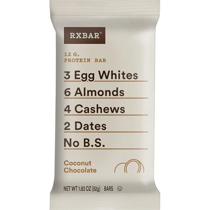 RXBAR بار بروتين Rxbar جوز الهند والشوكولاتة، 1.8 أونصة - Image 2