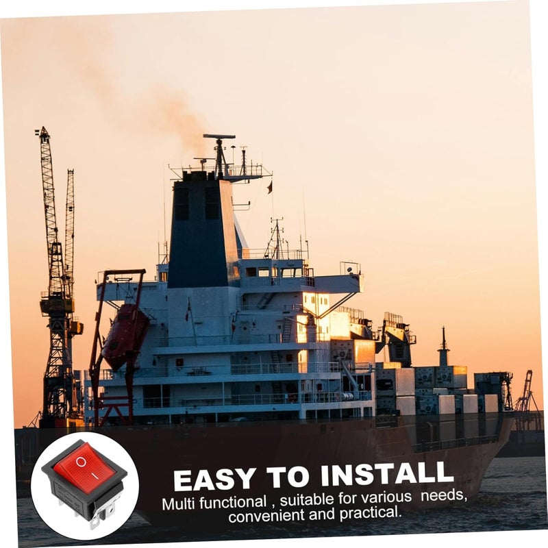 مفتاح تبديل الصمام الثنائي الباعث للضوء الأزرق للقوارب والأجهزة الصناعية عالية الطاقة - Image 4