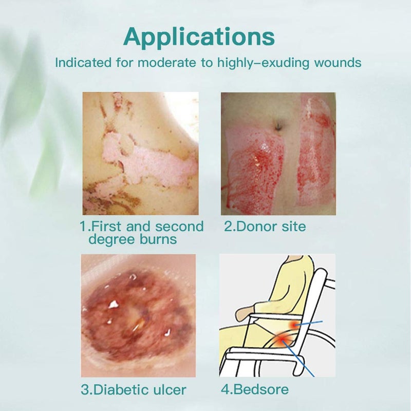 Dimora 10 Pack Wound Dressing  Silicone Scar Sheets - Image 5