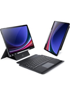 Trackpad Keyboard Compatible With Samsung Galaxy Tab S10 Plus Tab S10+ 12.4 Inch 2024 Detachable Magic Keyboard Case With Pencil Holder For Tab S10+