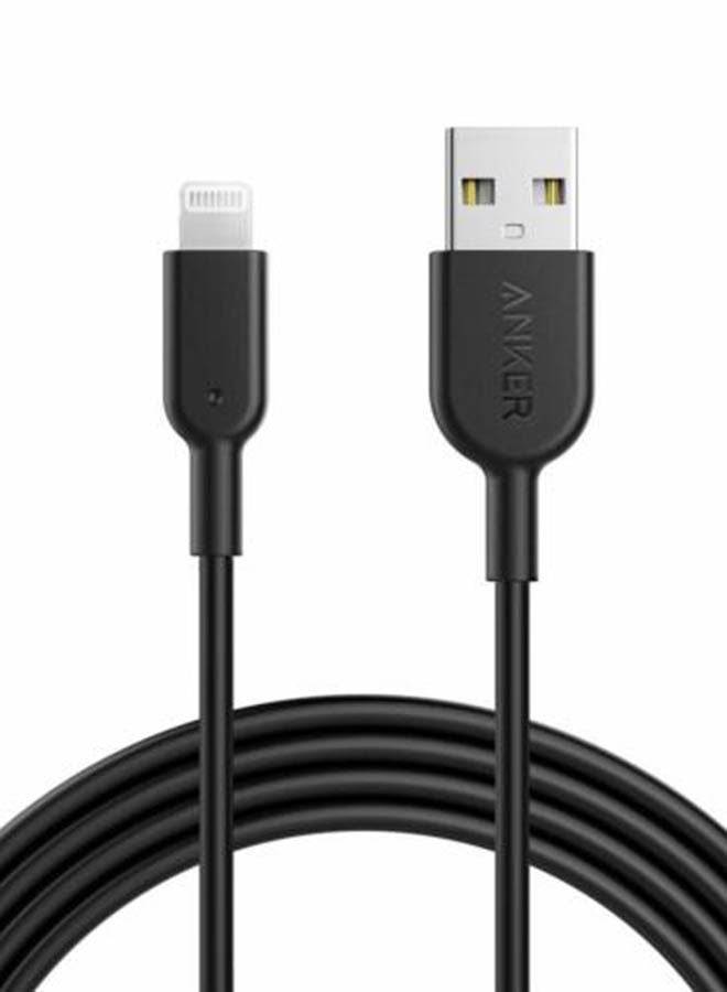 NIBEMINENT PowerLine II Lightning To USB Charging Cable Black - Image 1
