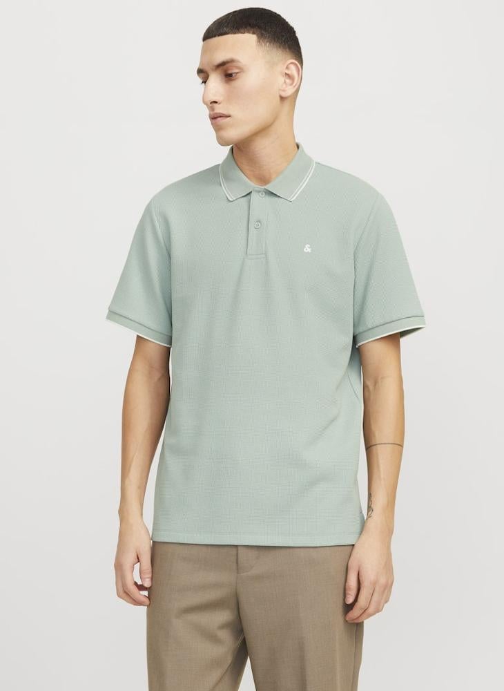 JACK & JONES - Logo Print Polo Shirt - Image 1