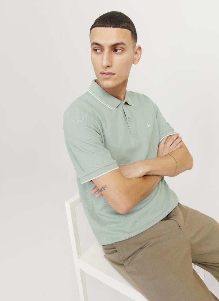 JACK & JONES - Logo Print Polo Shirt - Image 1