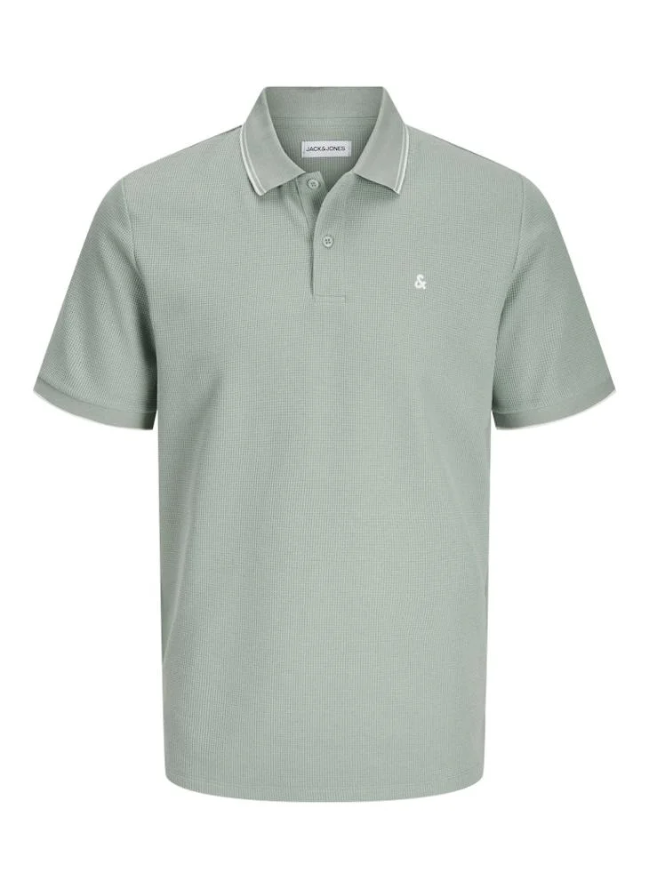 جاك اند جونز Logo Print Polo Shirt