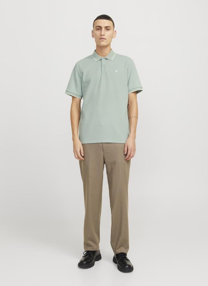 JACK & JONES - Logo Print Polo Shirt - Image 1