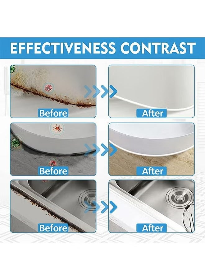 ASHILE 150ml Tile Grout Paint Filler Tube Grout Caulk Sealant Glue Sealer for Bathroom Shower Kitchen Ceramic Tile Repair Restore and Renew Tile Joints Line Gaps Replace Grout Pen - Image 5