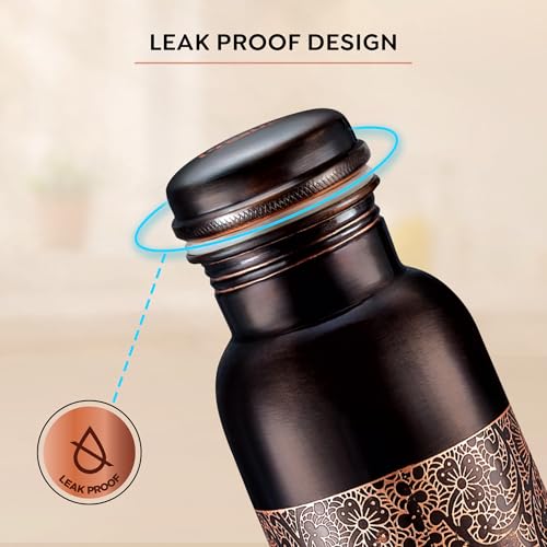 Prestige Rustic Copper Water Bottle - 750 ml - Image 5