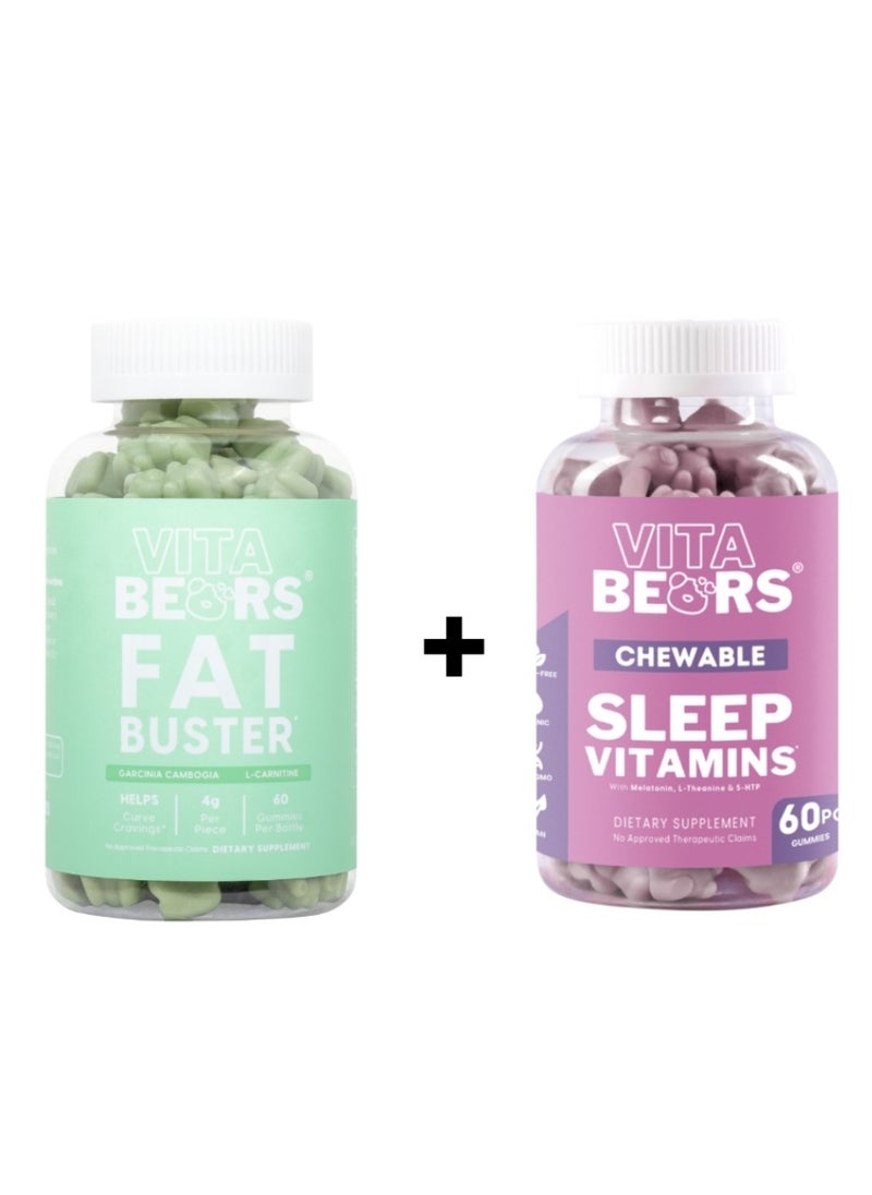 Vita Vitabears Fat Buster + Vitabears Sleep Vitamins 