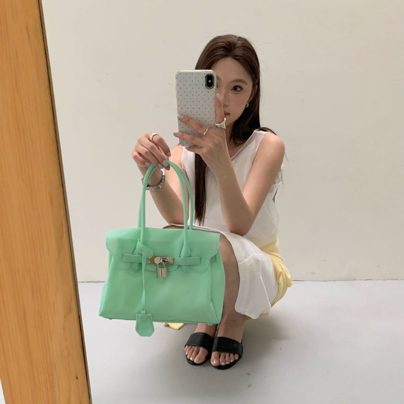 Jellyfirkin Inspired Tote Bag Synthetic Leather Women's Shoulder Bag - Image 2