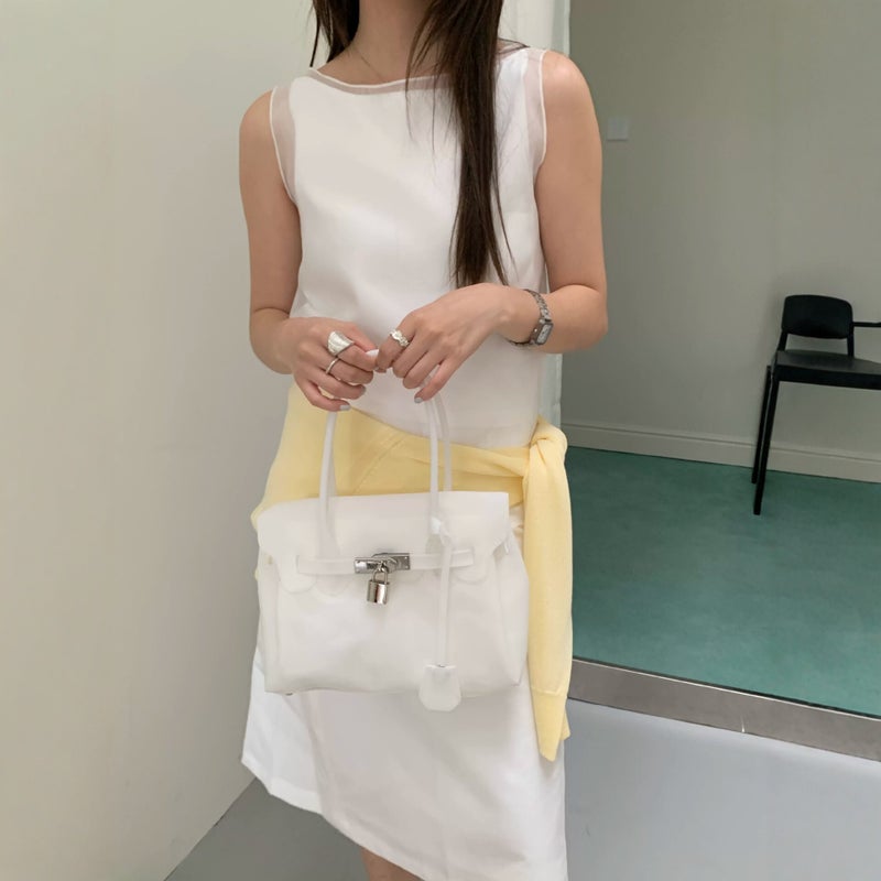 Jellyfirkin Inspired Tote Bag Synthetic Leather Women's Shoulder Bag - Image 4