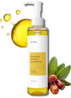 Calendula Complete Deep Vegan Cleansing Oil 94% Plant Based Oils Blackhead Melting Makeup Remover Facial Cleanser Dry Oily Acne Prone Sensitive Skin Korean Skincare