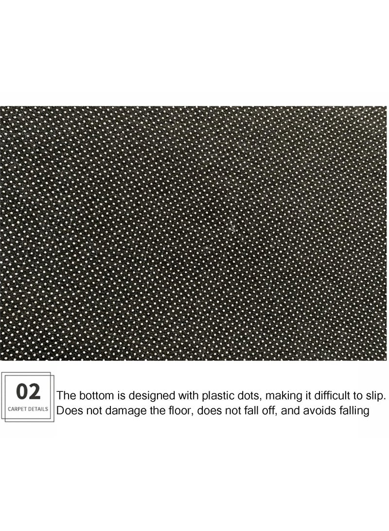 كي واي دي سجاد ناعم سجاد زغبي سجاد لغرفة المعيشة غرفة النوم ديكور منزلي سجادة غير منزلقة قابلة للغسيل زخرفة منزلية سجادة 100x160 سم - Image 4