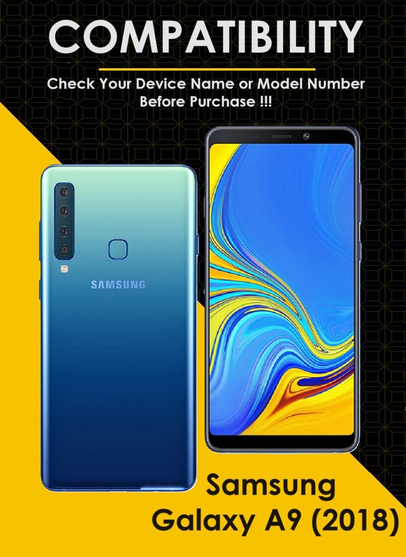AINA 4 Pieces Tempered Glass Screen Protector 5D Designed For Samsung Galaxy A9 (2018) Full Glue Edge to Edge Full Screen Coverage And Bubble Free - Image 3