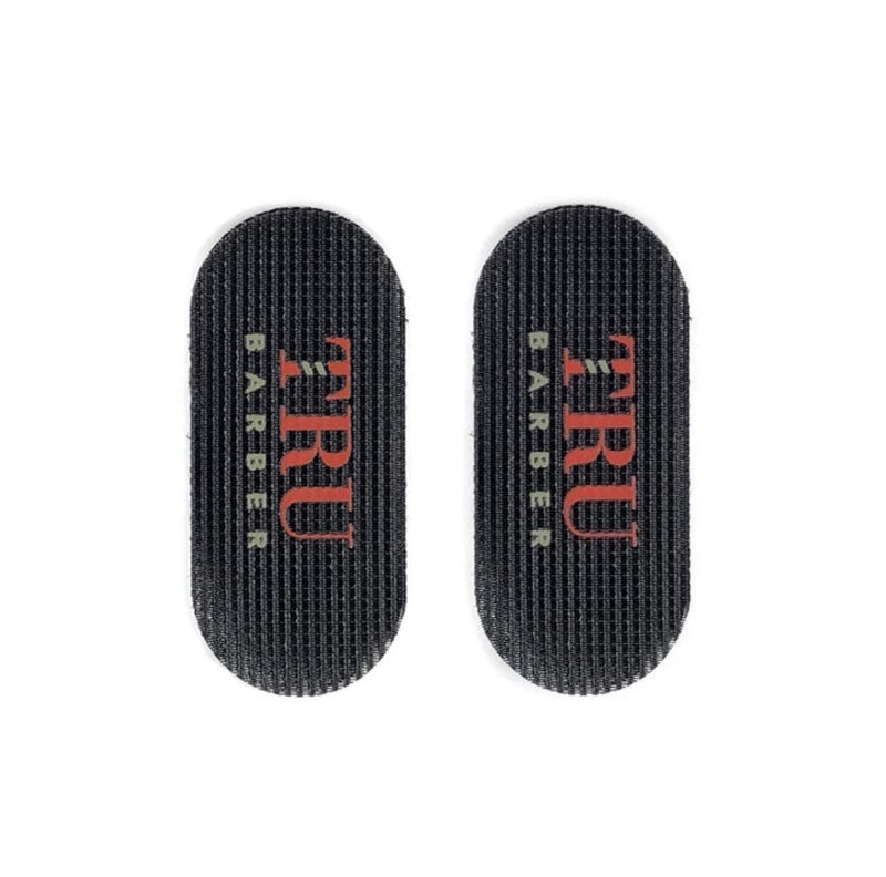 TRU BARBER HAIR GRIPPERS Â® 3 COLORS BUNDLE PACK 6 PCS for Men and Women - Salon and Barber, Hair Clips for Styling, Hair holder Grips (Black/Red/Black) - Image 3