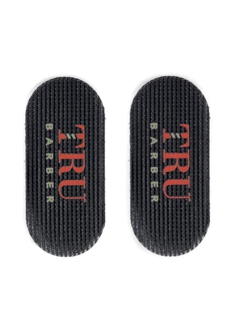 TRU BARBER TRU BARBER HAIR GRIPPERS 3 COLORS BUNDLE PACK 6 PCS for Men and Women - Salon and Barber, Hair Clips for Styling, Hair holder Grips (Black/Red/Black)  - Image 3