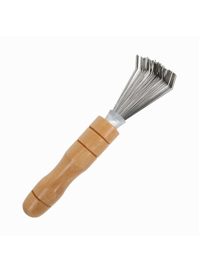 Garment Care Brush Wooden Handle Horsehair Brush Cashmere Coat Brush Dust Brush Sweater Clothes Lint Remover Household Cleaning Brush