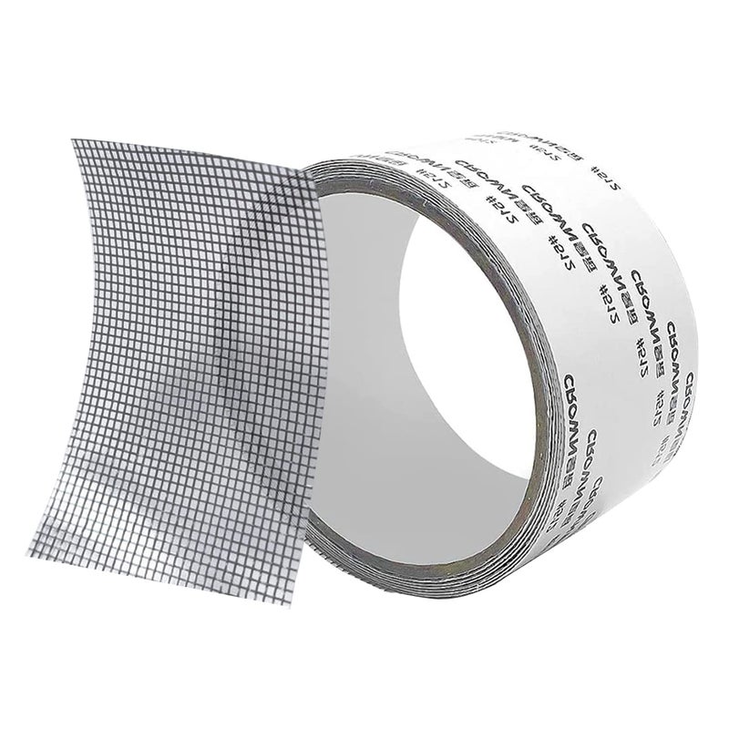 ACEBON Window Screen Repair Tape, 2"x80" - Strong Adhesive Mesh Patch Kit for Window Door Tears & Holes (Grey) - Image 1