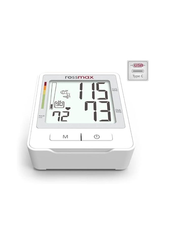 روزماكس جهاز مراقبة ضغط الدم ROSSMAX الأوتوماتيكي ذو الذراع العلوي - مزود بمنفذ USB - Image 2