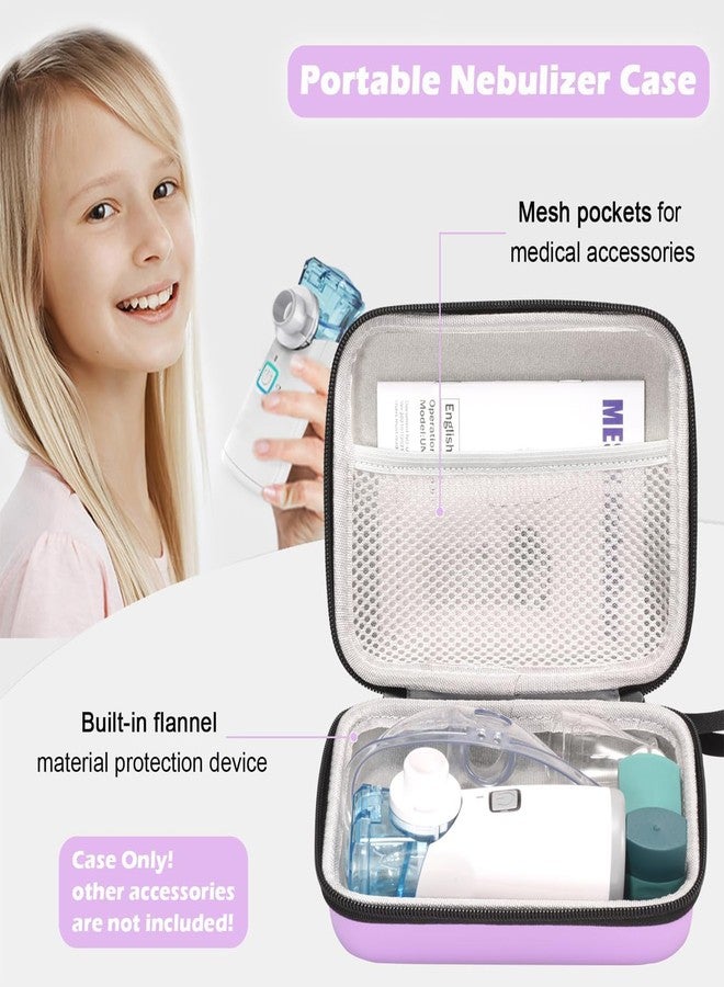 Fukumi Carrying Case for Portable Nebulizer, Travel Medical Bag, Hard Emergency Medical Bag for Inhaler Spacer for Kids and Adults, Masks, Asthma Accessories Case - Image 4